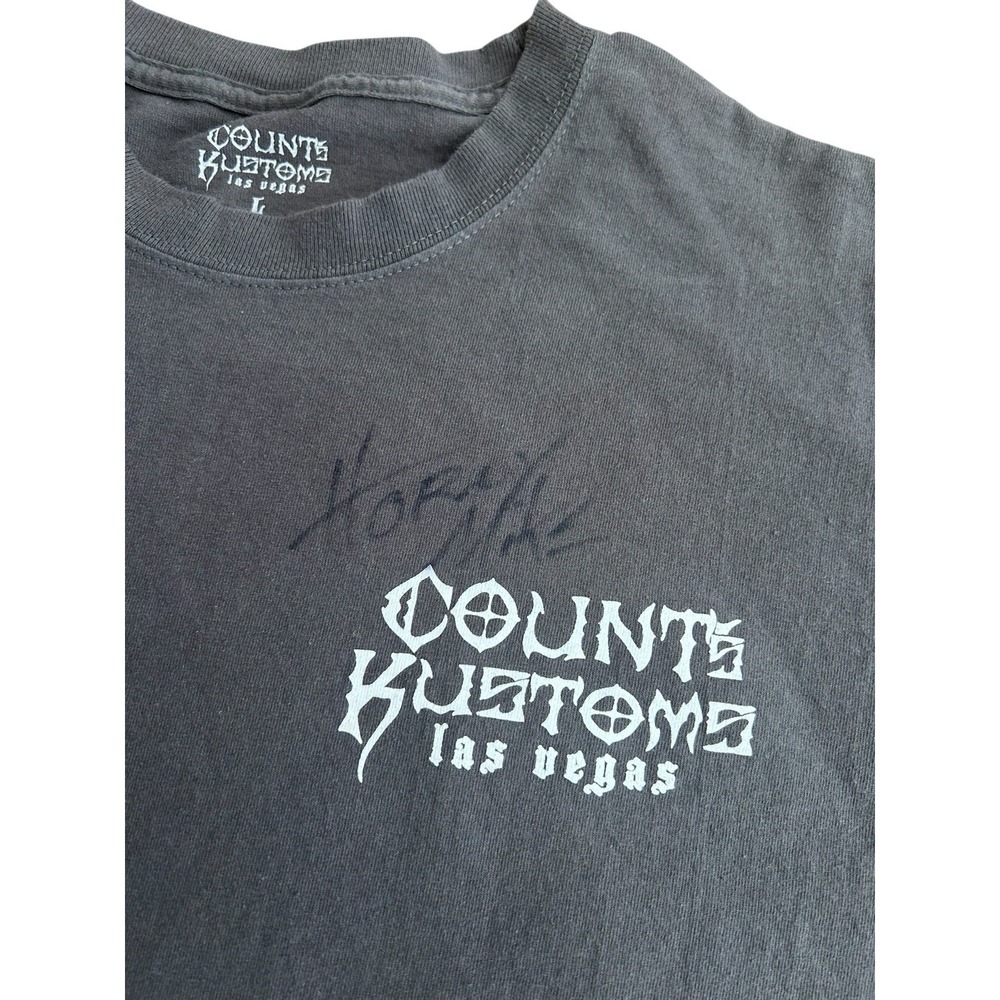Vtg Count's Kustoms Las Vegas Tribal Cross Car Y2k Grunge L Horny Mike Auto